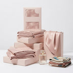 Pure Mulberry Silk Pillowcase in Rose Gold
