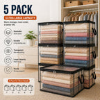 🎁💞LAST DAY 75% OFF ✨📦Pureluxo®Large Heavy-Duty Thick Plastic Clear Storage