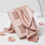 Pure Mulberry Silk Pillowcase in Rose Gold