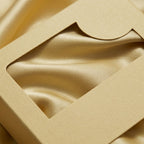 Gemini said Pale Gold Satin Pillowcase with Elegant Draped Detail and Gift Box