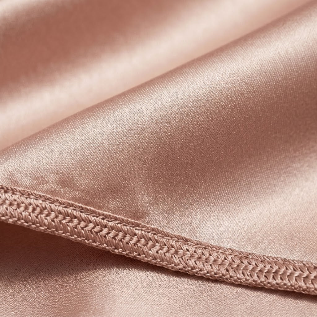 Pure Mulberry Silk Pillowcase in Rose Gold