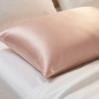 Pure Mulberry Silk Pillowcase in Rose Gold