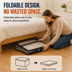 🎁💞LAST DAY 75% OFF ✨📦Pureluxo®Large Heavy-Duty Thick Plastic Clear Storage