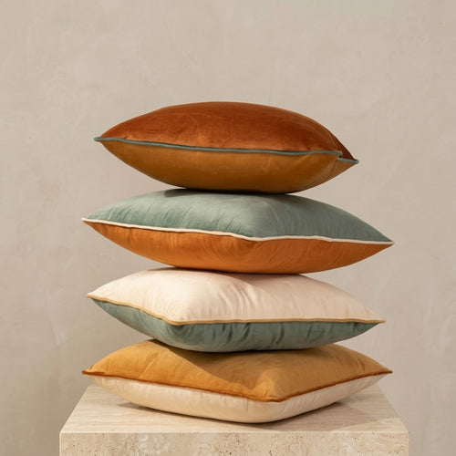 4pc Duotone Velvet Cushion Cover