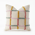 Tufted Plaid Textured Cushion Cover