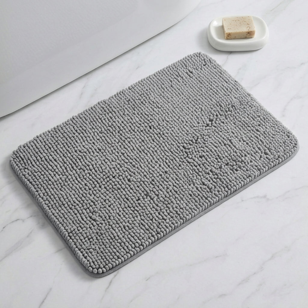 Ultra-Absorbent Chenille Bath Mat